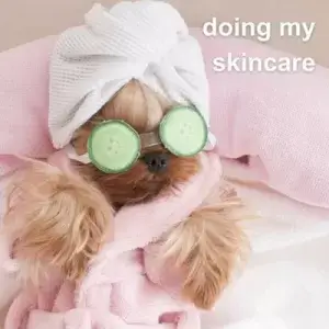doing my skincare